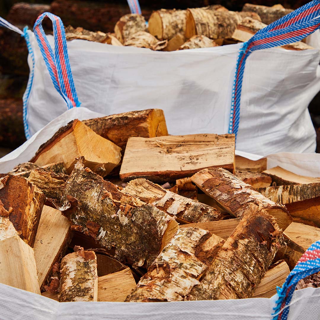 Full Cubic Metre of Premium Kiln Dried Logs Birch Hardwood (some wil Manchester Firewood