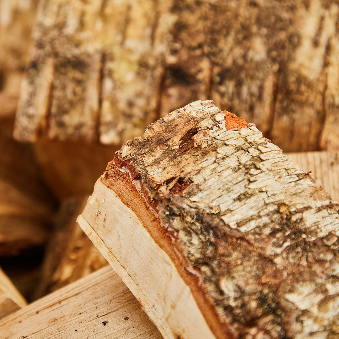Full Cubic Metre of Premium Kiln Dried Logs – Birch Hardwood