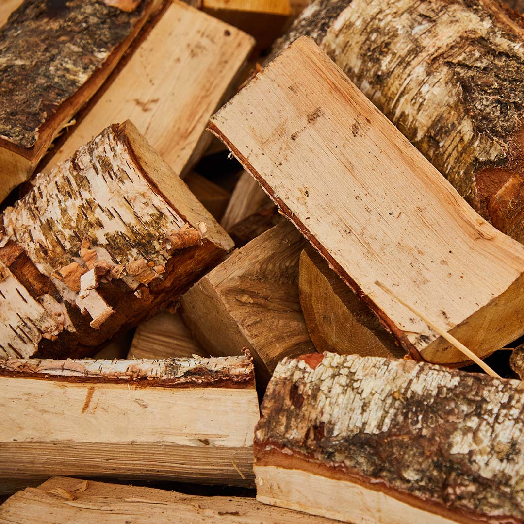 Half Cubic Metre of Premium Kiln Dried Logs – Birch Hardwood